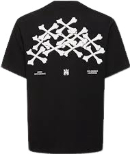 T-shirt Noir Imprimé Graphique Géométrique