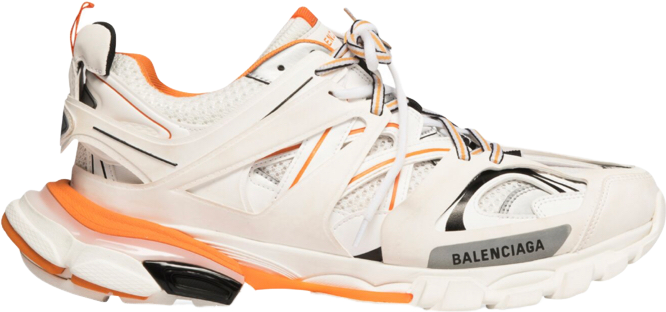 Balenciaga Track Sneaker Blanc Orange Noir