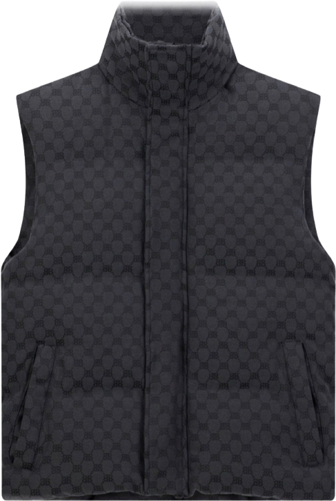 Gilet Balenciaga Monogram GG Damier Noir
