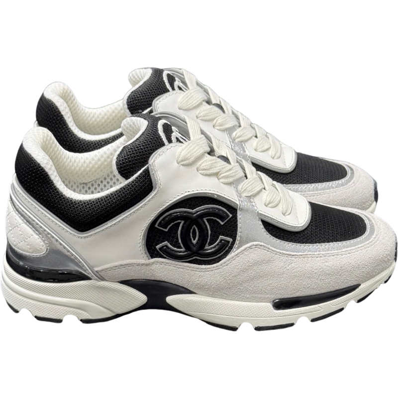 Balenciaga Sneaker CC Bicolore Blanc et Noir