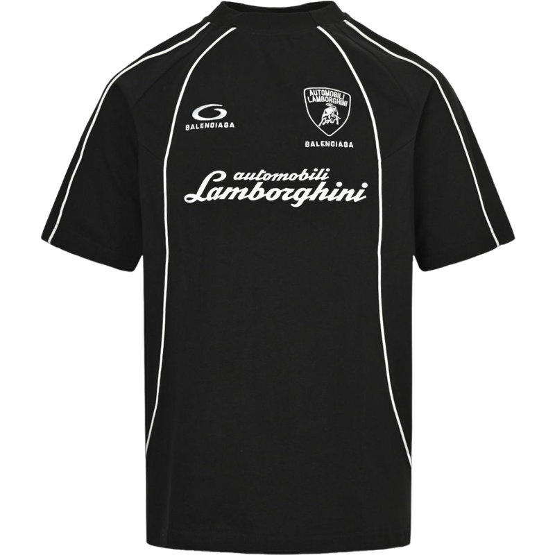 Balenciaga T-shirt Lamborghini Automobili Noir