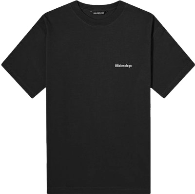 Balenciaga T-Shirt Logo Noir