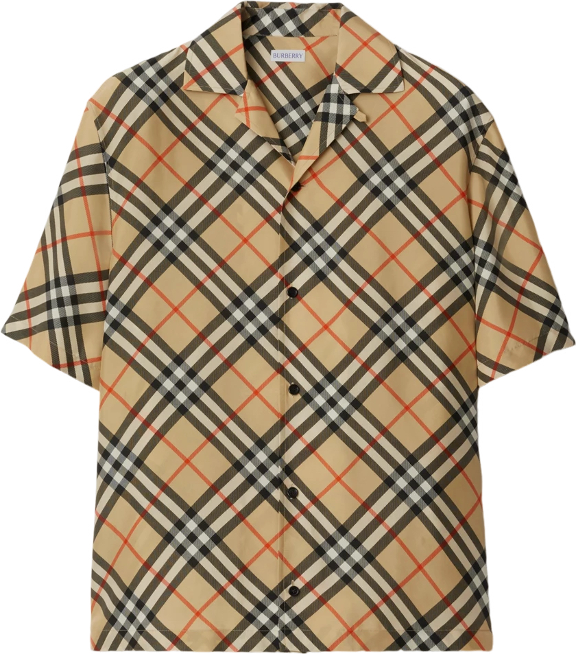 Burberry Chemise à Carreaux Vintage Check en Coton