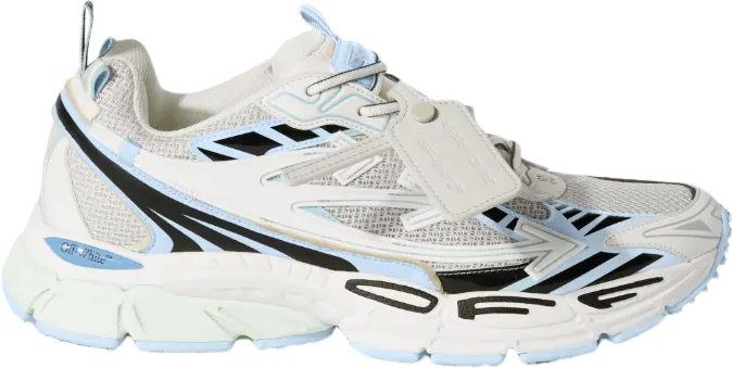 Sneaker Céline 530 Blanc et Bleu Ciel