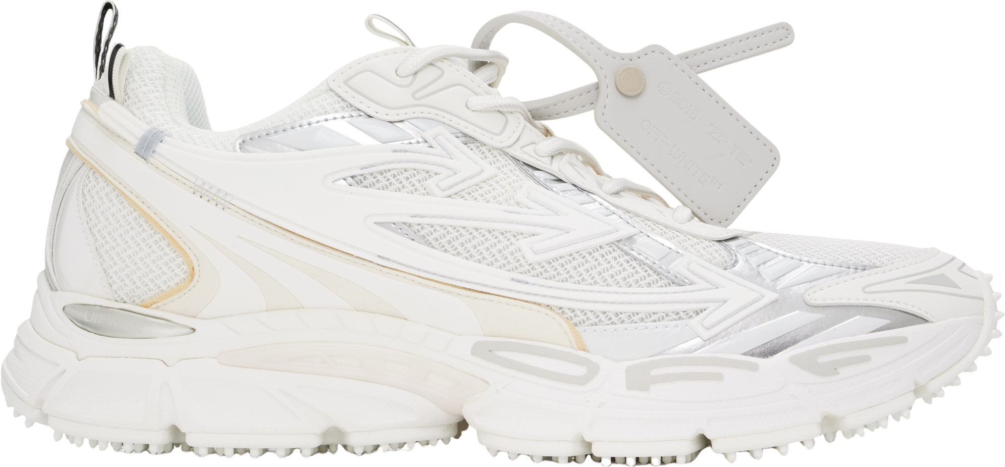 Baskets Céline 610T Blanches avec Détails Beige