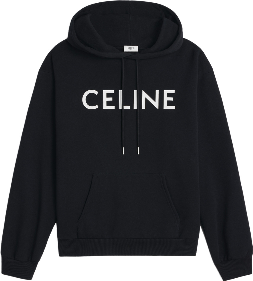 Céline Hoodie Logo Noir