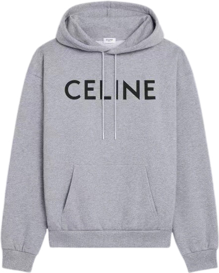 Hoodie Céline Logo Gris