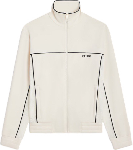 Veste de survêtement Céline avec bandes contrastantes