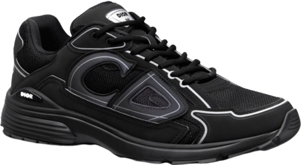 Sneaker Sport Noir et Gris Design Contemporain