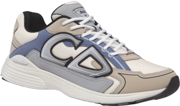 Sneaker Diadora Whizz Run Colorblock Beige Bleu Gris