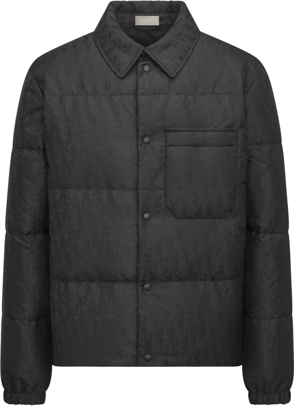 Dior Veste Matelassée Noire Oversize