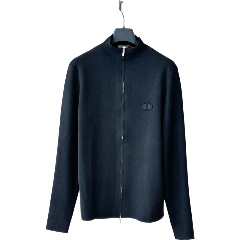Pull Dior Zippé Logo CD Noir