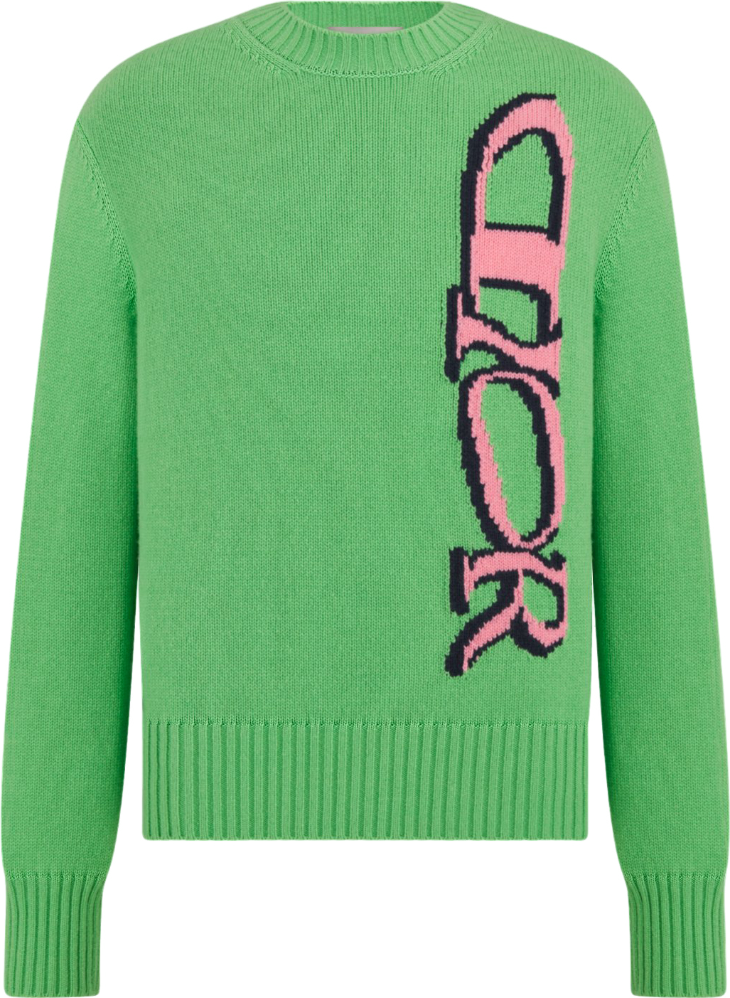 Pull Autre Intarsia Carabiner Vert et Rose