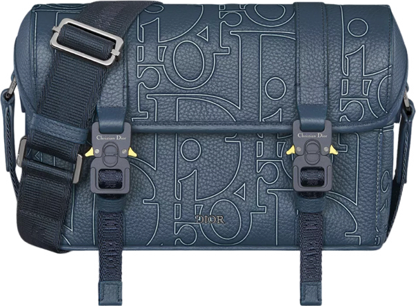 Sac Dior Messenger Toile Monogram Bleu Marine