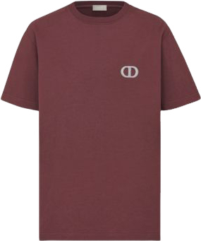 Tee-shirt Dior Homme CD Icon Bordeaux