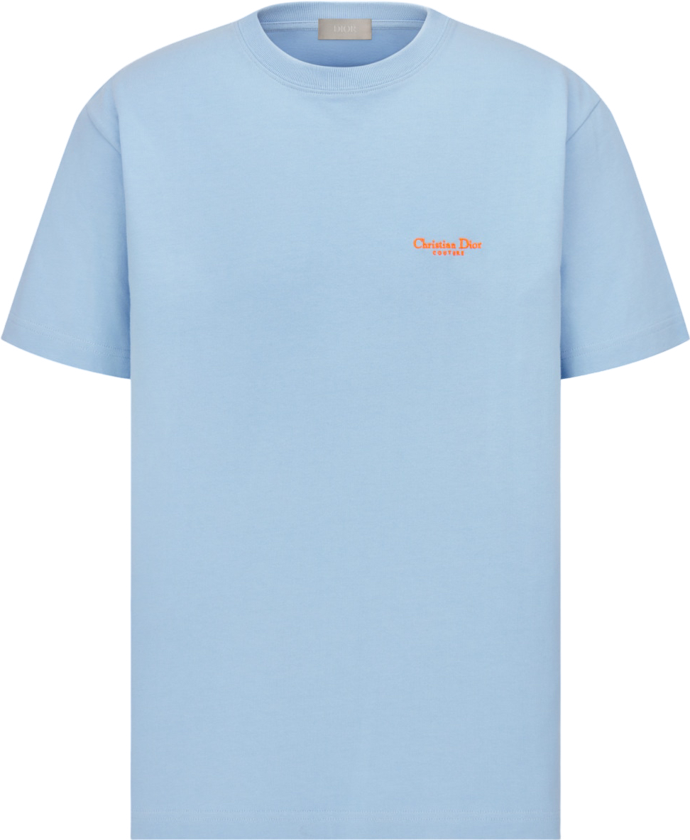 T-shirt Christian Dior Boutique bleu ciel