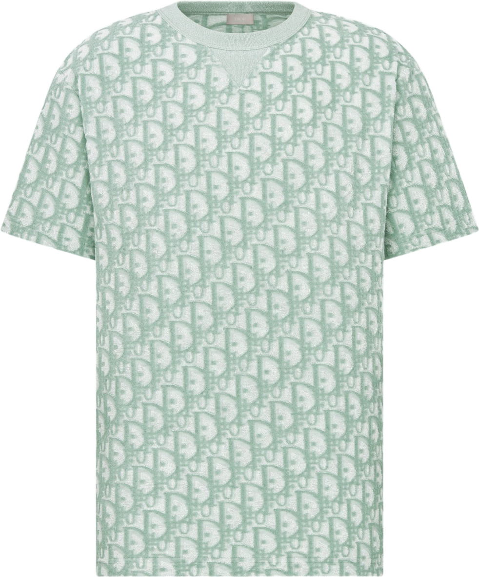 Dior T-shirt Monogram CD Jacquard Vert Menthe