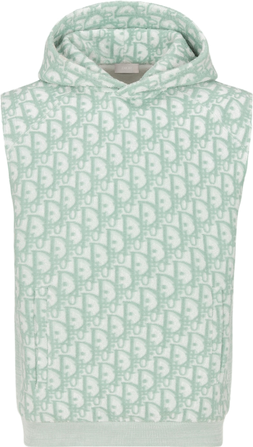 Dior Gilet à Capuche Monogram Oblique Jacquard