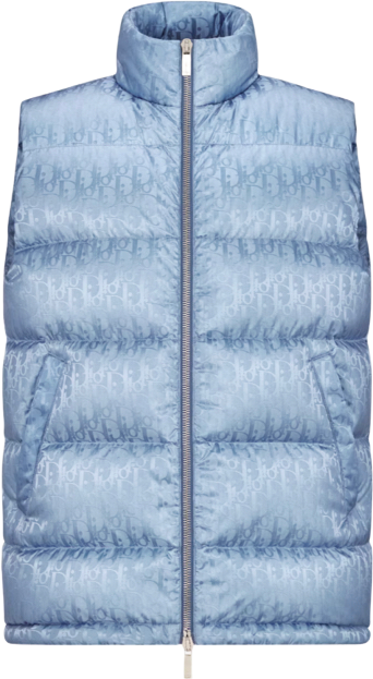 Gilet Doudoune Matelassé Bleu Ciel