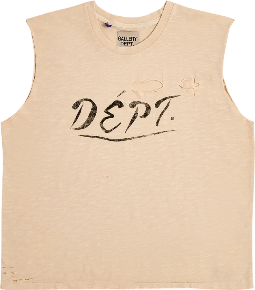 Gallery Dept. T-shirt sans manches DEPT beige