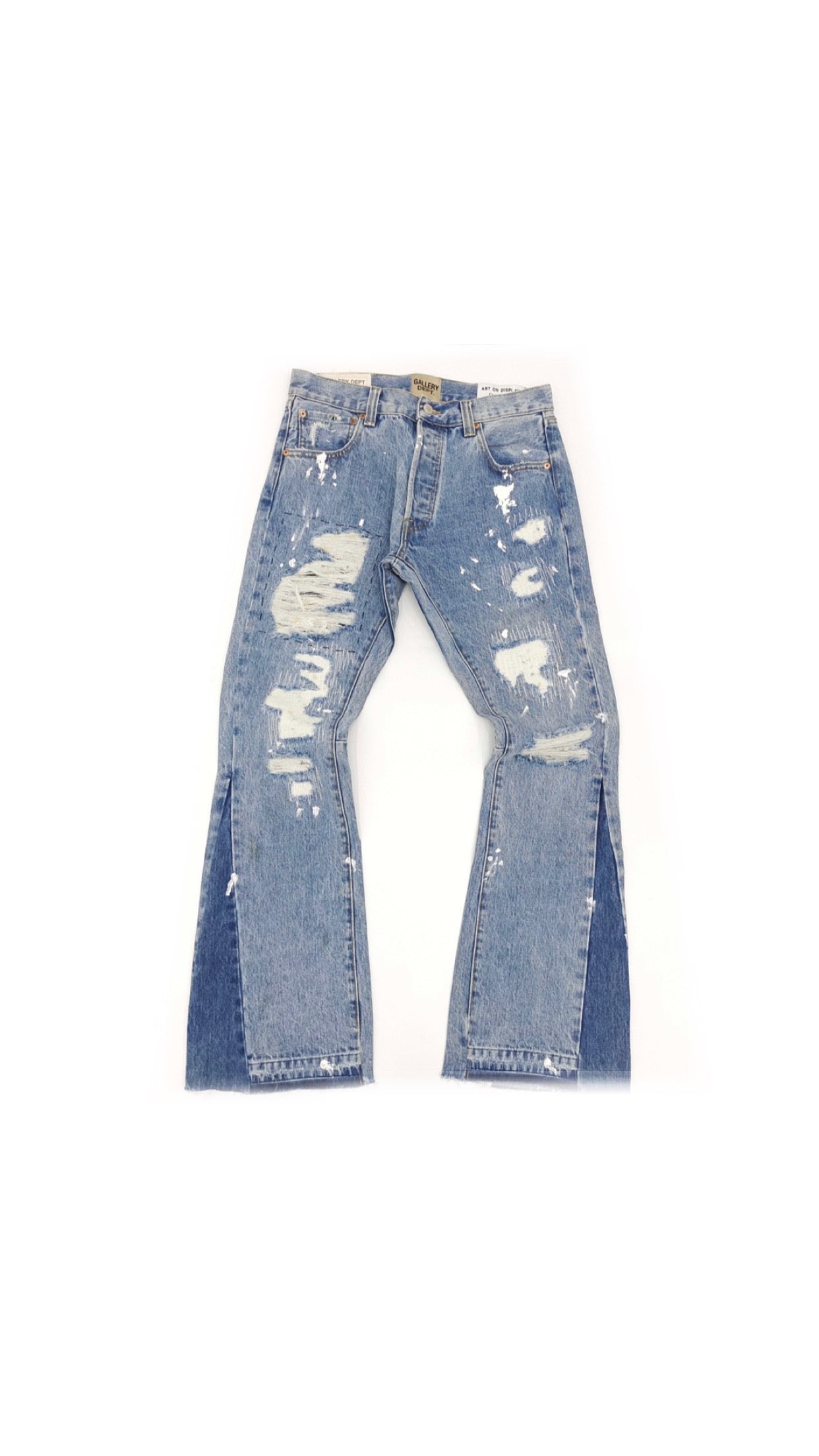 Galerie Dept Jeans Flare Déchiré Bleu Clair