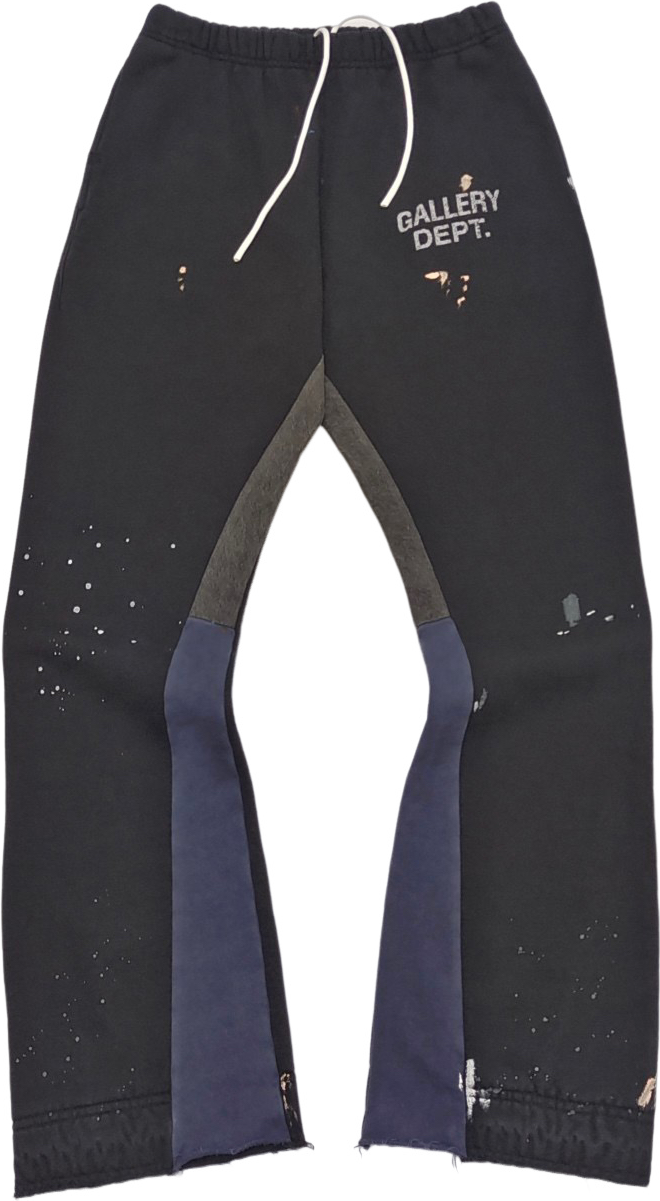 Gallery Dept. Pantalon Jogging Noir Détails Multicolores