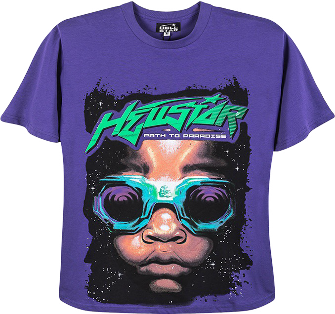 T-Shirt Hustler Path To Paradise Imprimé Graphique