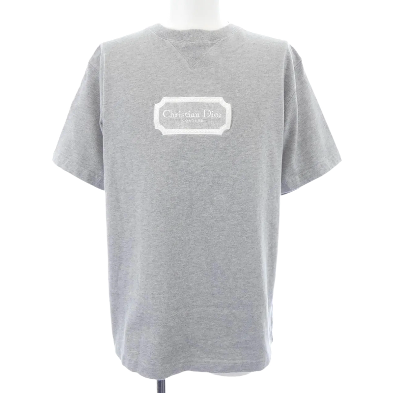 Christian Express T-shirt Gris Logo Blanc