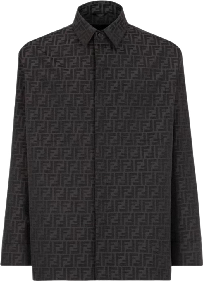 Fendi Chemise Monogram FF Zucca Noire