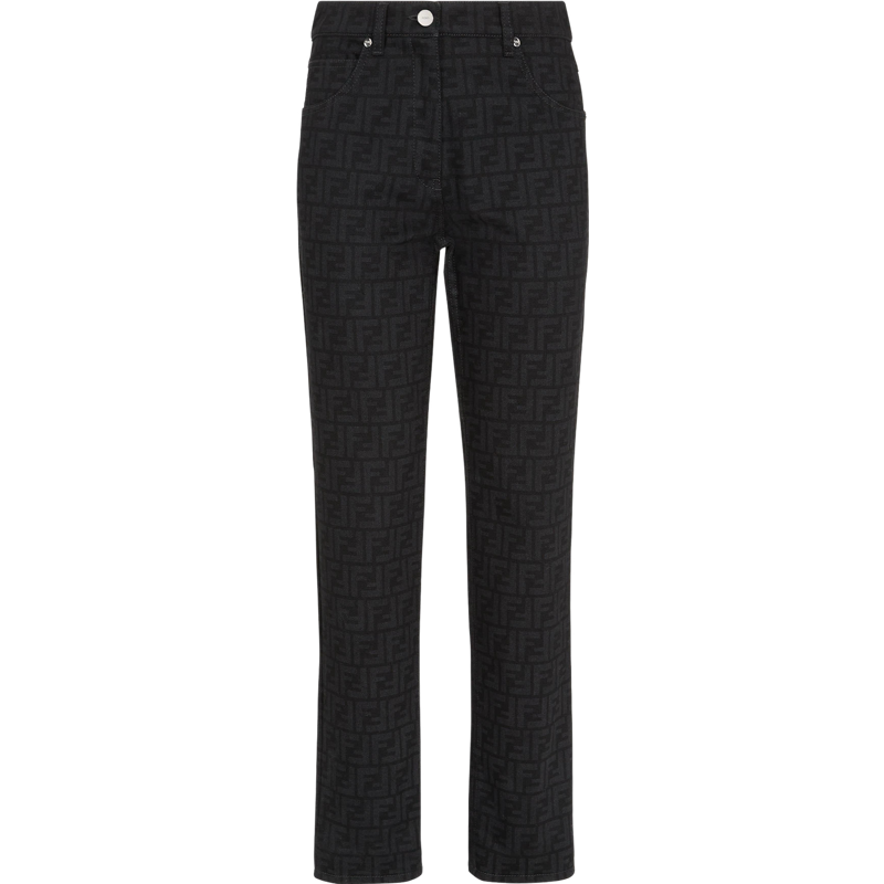 Pantalon Fendi Monogram Zucca Noir