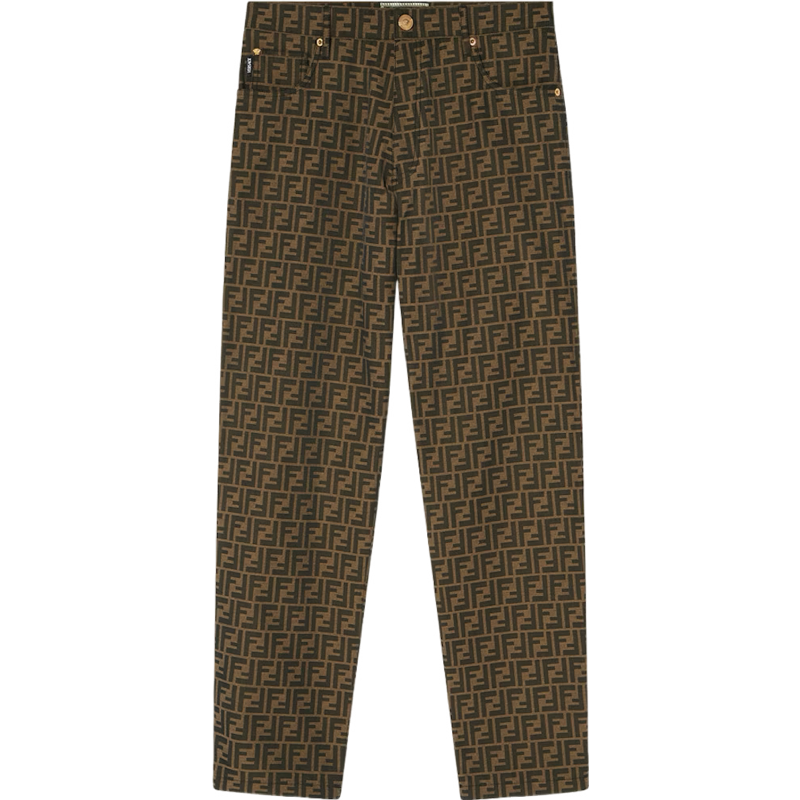 Pantalon Fendi Motif FF Monogram