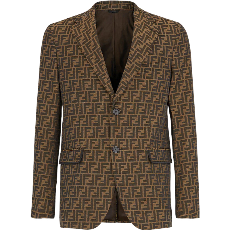 Fendi Blazer Monogram Zucca Marron