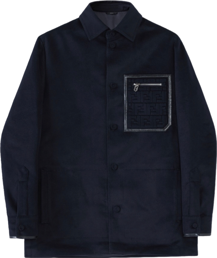 Chemise Fendi Zucca Monogram Noire