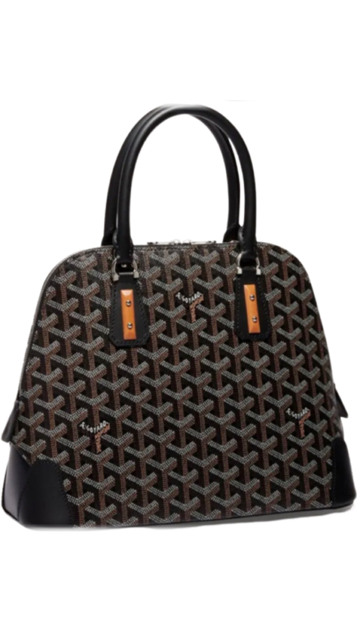 Sac Goyard St. Louis PM Toile Monogram Noir et Marron