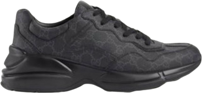 Sneaker Luxe Monogram Canvas Noir