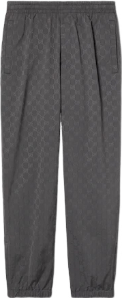 Gucci Pantalon de Jogging Monogram GG Gris Charcoal