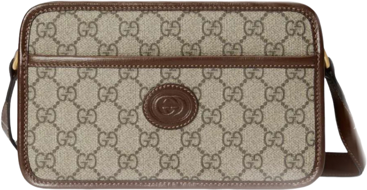 Gucci Sac Bandoulière Monogram GG Canvas Marron