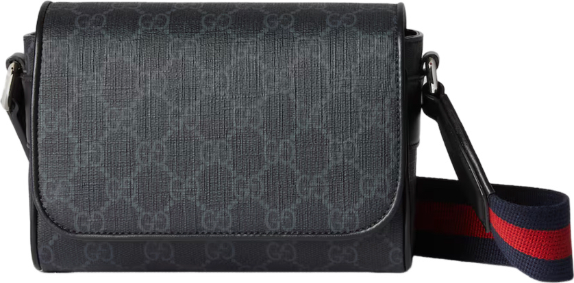 Sac Gucci GG Messenger en toile monogramme grise