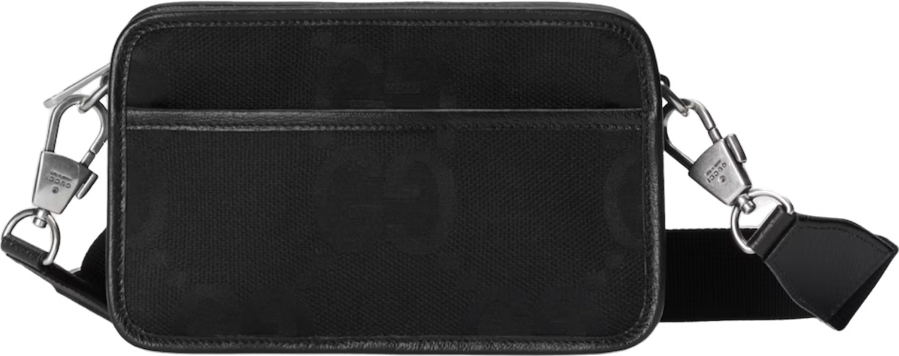 Sac Banane Noir Texturé avec Bandoulière Ajustable