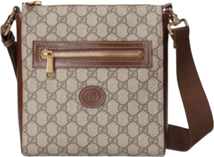 Sac Gucci Messenger GG Supreme Canvas avec bandoulière