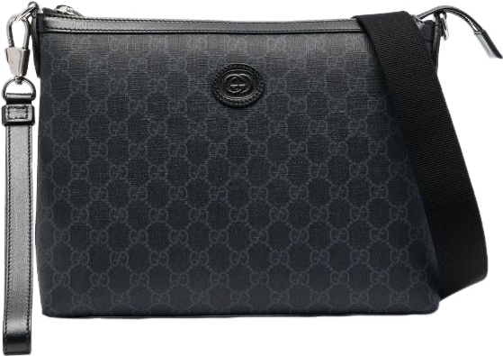Gucci Sac Messenger GG Supreme Canvas Noir