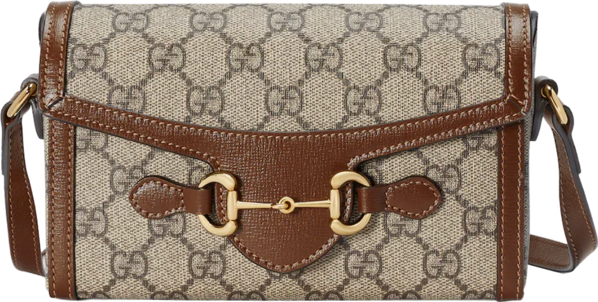 Sac Gucci Horsebit 1955 Toile GG Monogram Petit Format