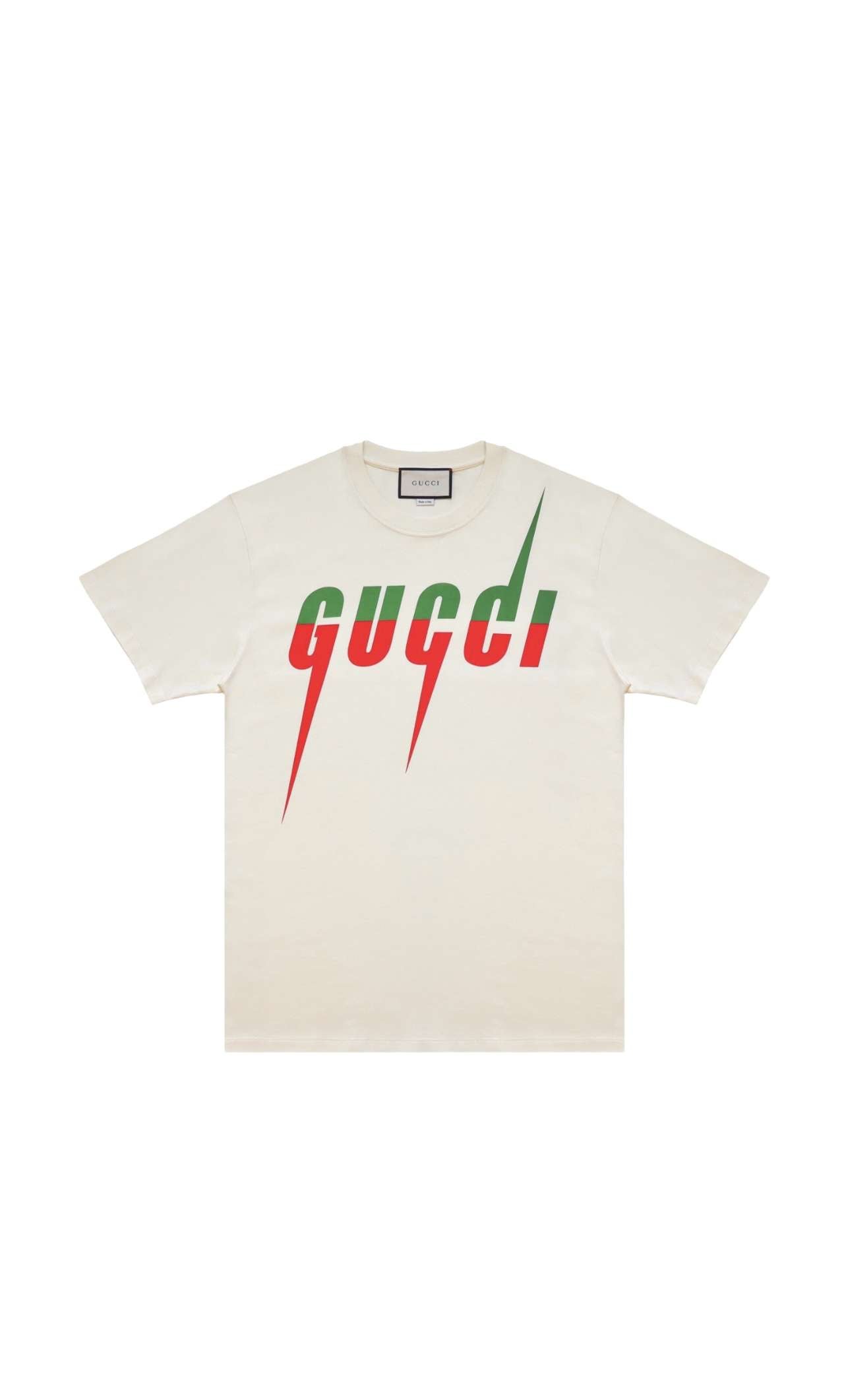 Gucci T-shirt Logo Gucci Lightning Cream