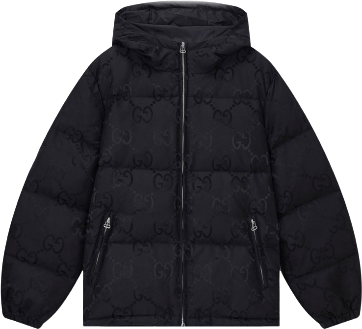 Gucci Doudoune Matelassée GG Monogram Noir