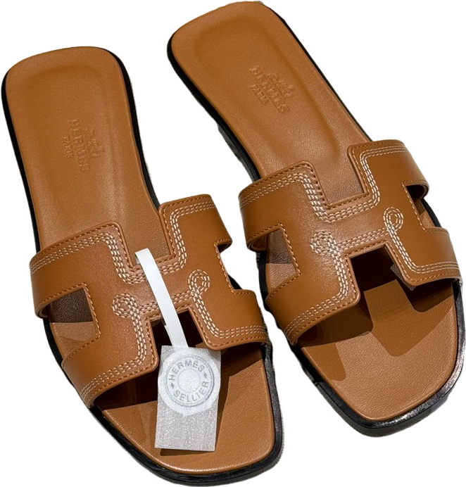 Hermès Oran Sandales Cuir Taurillon