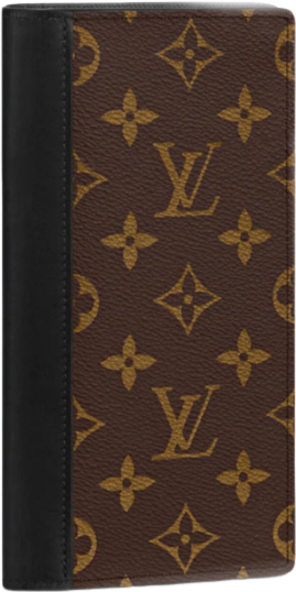 Portefeuille Louis Vuitton Monogram Canvas Noir et Marron