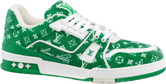 Sneakers Louis Vuitton Trainers Vert Daim