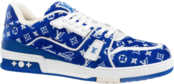 Sneakers Louis Vuitton Trainers Bleu Daim