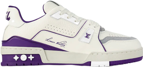 Louis Vuitton Trainers Blanche/purple