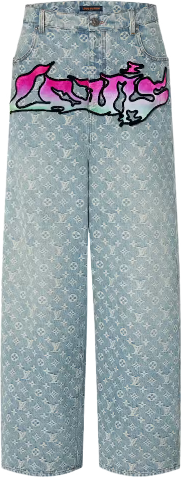 Jean Louis Vuitton Baggy Denim